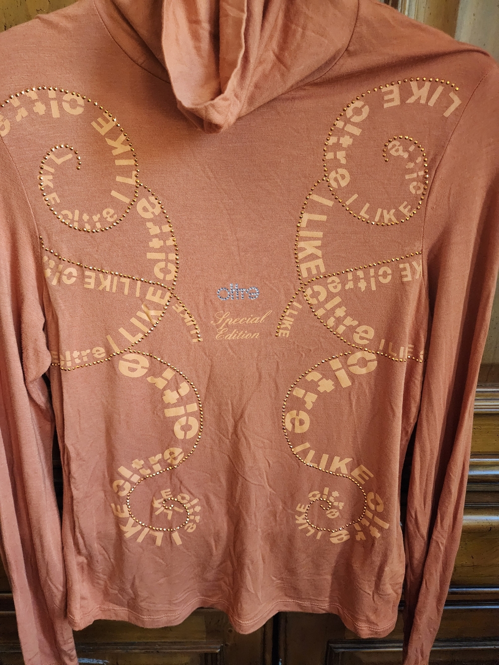 Special Edition Women's Cowl Neck Sweater in Rust